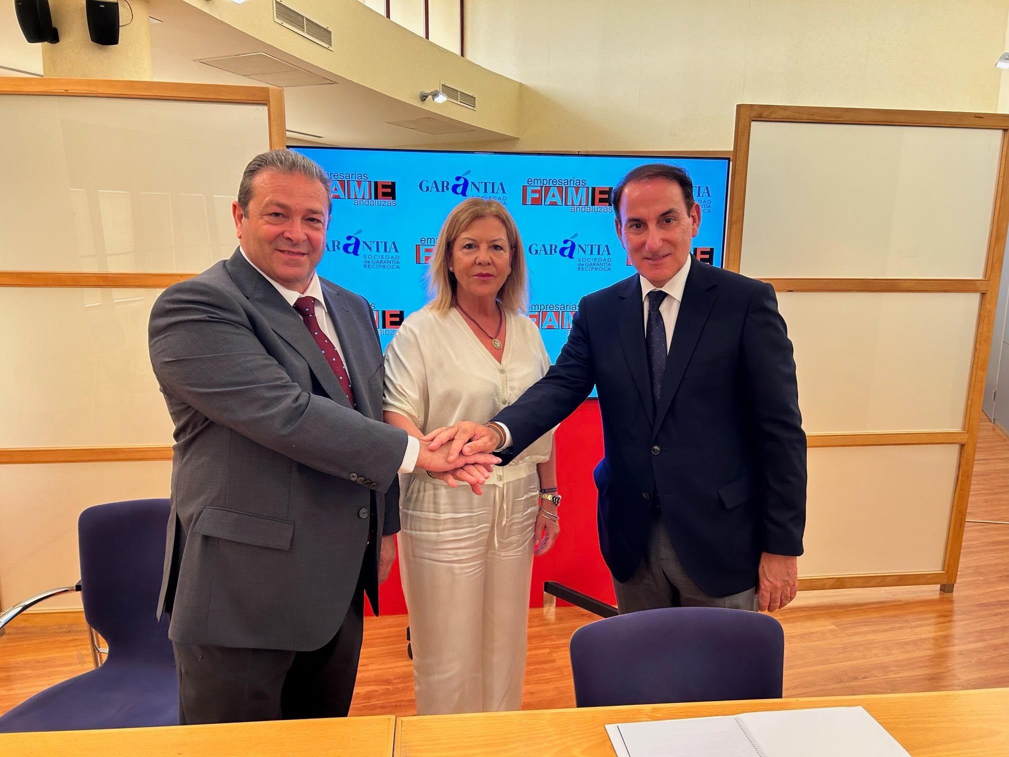 imagen de Garántia apoyará a las asociadas a FAME, Federación Andaluza de Mujeres Empresarias